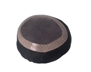 Human Hair Mono Base Toupee Bonnet <b>Wig</b> for <b>Men</b> with Bangladesh Hair Patches and Taz Hair - Product Image 3