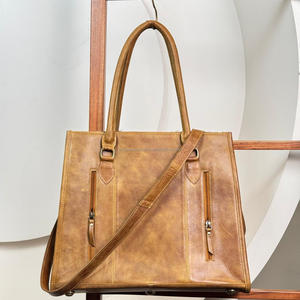 Bolsos Tote de Cuero Vacuno con Pelo Auténtico, Hechos a Mano, de Gran Capacidad, para Mujer, Fabricante, Personalizados, al por Mayor, OEM 2025 - Product Image 5