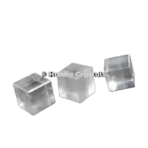 Cubo de cuarzo con gema de cristal, esferas de piedra, cubos de cristal y piedras preciosas, en venta