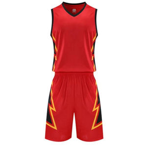 Conjunto de Uniforme de Baloncesto Femenino 100% Poliéster Antibacterial de Secado Rápido, Chaleco sin Mangas, Pantalones Cortos y Camiseta - Product Image 4