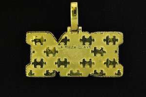 จี้เพชรโมอิสซาไนต์รูปตัวอักษร เงินแท้ 925 จี้ห้อยคอสำหรับผู้หญิง เครื่องประดับหรูหราประดับเพชร Dvars รุ่น DDP-197 - Product Image 5