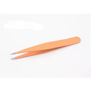 Pinzas para Cejas de Acero Inoxidable Rosa con Punta Puntiaguda de A and S Network, Duraderas, Ecológicas, Estilo Clásico - Product Image 2