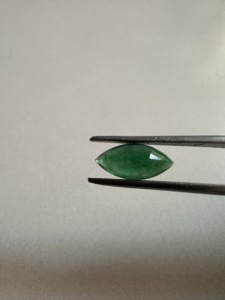 Natural Zambian Emerald Marquise Cut Deep Green Loose Gemstone for Fine Jewelry Luxury Rings and Custom Designs - Product Image 4