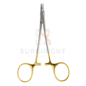 Manual Surgical Derf TC Needle <b>Holder</b> Forceps Tungsten Carbide Inserts Serrated Tip Accurate Needle <b>Control</b> Blush Surgical CE - Product Image 1
