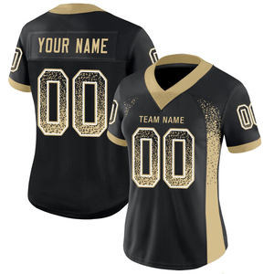 Camisetas y Tops de Moda Sublimados Talla XL a un Precio Económico, Camisetas de Fútbol Americano Elegantes OEM, Hechas a Medida de Alta Calidad - Product Image 1