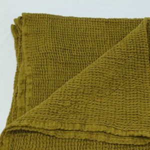 Serviette de bain en coton 100% tissé gaufré Clay Harmony, ultra douce, absorbante, séchage rapide, serviette de spa de qualité supérieure - Product Image 3