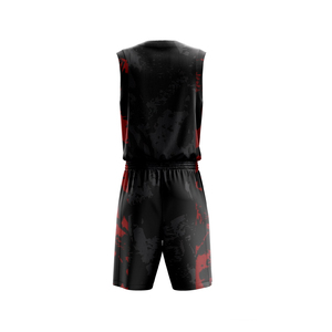 Tenues de basketball 100 % polyester personnalisées avec impression, ensembles de vêtements d'équipe respirants et options grandes tailles - Product Image 4