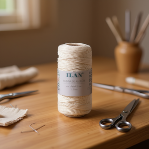 ด้ายฝ้ายอิลัน ขนาด 80 กรัม 1.5 มม. สำหรับเย็บผ้า - Product Image 3