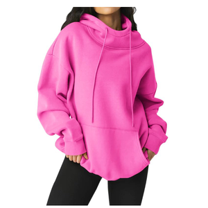 Sudaderas con Capucha para Mujer, Directas de Fábrica, 100% Algodón Grueso, Personalizadas, Extra Grandes, con Hombros Caídos, Lisas - Product Image 6