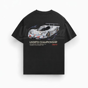 T-shirts pour hommes de qualité supérieure, lavage à l'acide, impression graphique personnalisée, streetwear décontracté, 100% coton, col rond, manches courtes, séchage rapide - Product Image 2