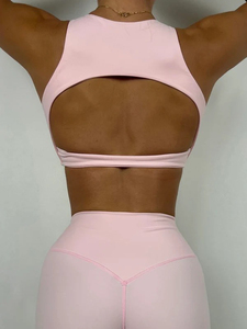 T-shirt de sport compressif rembourré noir pour femme, coupe courte, séchage rapide, haute qualité, vente en gros personnalisée - Product Image 3