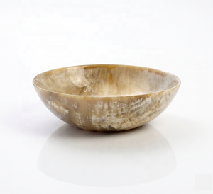 Tazón de Cuerno de Búfalo Natural con Cuchara, Tazón para Servir Hecho a Mano de Lujo, Utensilios de Cocina Únicos, Decoración para el Hogar - Product Image 4