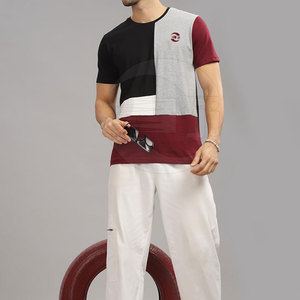 เสื้อยืดคอตตอน 100% ผลิตในปากีสถาน สกรีนโลโก้ได้ตามต้องการ เสื้อยืดผู้ชายไซส์ใหญ่ ราคาขายส่ง - Product Image 3