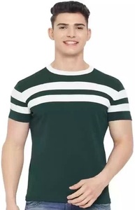 Camiseta Redonda al por Mayor para Hombre, Cuello Redondo, Tallas Personalizadas, 100% Algodón, Secado Rápido, Transpirable, Ropa Urbana de Verano, RTS - Product Image 2