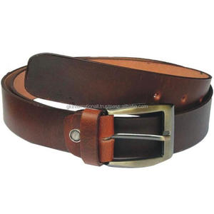 Diseño personalizado hecho a mano de alta resistencia de los hombres de moda cinturón casual de cuero y accesorios a precio al por mayor - Product Image 4