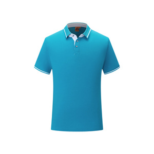 Polo de bureau en gros d'usine, T-shirt polo noir multicolore, nouveau design - Product Image 4