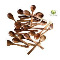 Spatula Kayu Dapur Tahan Panas Anti Lengket, Sendok Nasi Bambu, Alat Masak 12-Piece, Peralatan Dapur