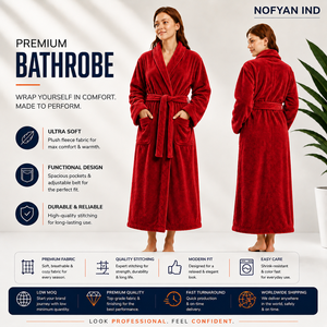 Nouvelle Robe de Chambre Noire de Luxe 2026 en Gros, Personnalisable avec Logo, Chaude et Épaisse pour Femme, 100% Flanelle, Tendance - Product Image 1