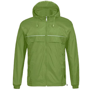 Vestes coupe-vent pour hommes de qualité supérieure, personnalisables, avec fermeture éclair et poches, prix bas, logo personnalisé - Product Image 1