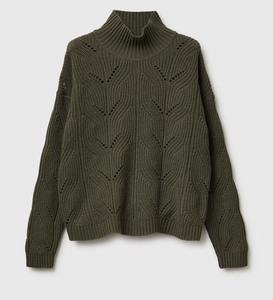 Urban Style Women's Knitted Sweater - Oversized Winter Pullover - Comfortable Soft Yarn Female Fashion <b>Jumper</b> Breathable - Product Image 4