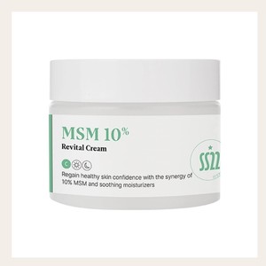 Crema facial SS22 MSM 10% Revital Cream ghkcu, crema facial para hombres, crema facial hidratante, crema facial de arroz, crema facial iluminadora - Product Image 1