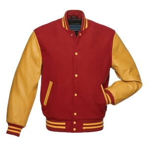 Veste coupe-vent en laine pour sports de plein air, style universitaire, pour l'hiver, veste de baseball, veste de varsity, veste pour garçons, brodée - Product Image 1