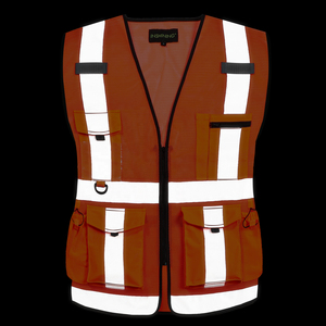 Gilet de sécurité réfléchissant professionnel, gilet de patrouille haute visibilité, veste de sécurité en maille respirante - Product Image 4