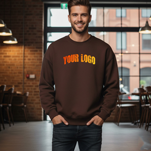 Sweat-shirt d'hiver pour homme 100% coton OEM/ODM, surdimensionné, avec fermeture éclair, logo imprimé et brodé, style streetwear, prix abordable - Product Image 6