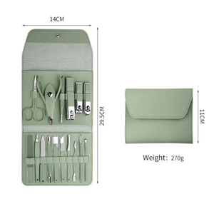 Luxurious High Quality Stainless Steel Infant Adult Manicure Pedicure Set 5 1 <b>Nail</b> Clippers Durable Portable Travel Grooming <b>Kit</b> - Product Image 4