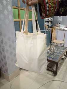 Cotton Canvas <b>Medium</b> <b>Tote</b> <b>Bags</b> Handles Reusable Silk-screen Printed Zipper Closure Custom Colors Logo Wine Wholesale Bulk - Product Image 3