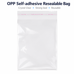 Bolsas de Embalaje Transparentes Autoadhesivas y Reutilizables OPP de Fábrica para Dulces - Product Image 2