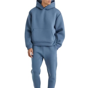 Chándal de Forro Polar de Manga Larga para Hombre, de Alta Calidad, Color Sólido, Hecho a Medida, con Cierre de Cordón, Poliéster/Algodón, en Venta - Product Image 1