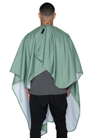 Cape de Barbier Jetable et Imperméable pour Hommes, en Polyester, pour Usage en Salon, Service OEM Personnalisé, Couleur et Logo Personnalisables