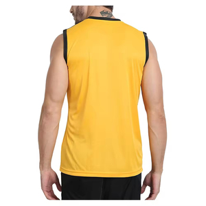 Cotton & Bamboo Tank Top Men Plus Size Workout Gym Sports Quick Dry Eco-Friendly OEM Service Breathable Anti-Shrink Anti-Pilling - Product Image 5