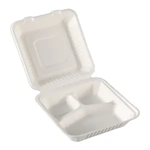 BLACK Polystyrene Disposable Cafe Takeaway Food Meal Container HP4 Box Plate 
