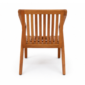 Silla de Comedor Moderna de Madera de Teca Sólida para Exteriores, Silla de Jardín de Lujo para Hotel, Villa, Resort, Fabricante de Muebles de Patio - Product Image 4