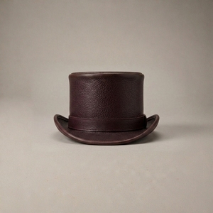 Chapeaux Bob en Cuir Pleine Fleur Véritable Personnalisables avec Logo OEM pour Hommes et Femmes, Style Vintage Steampunk, Vente en Gros - Product Image 3