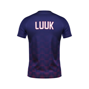 เสื้อยืดผู้ชายทรงปกติ พิมพ์ลายตามสั่ง ผ้าโพลีเอสเตอร์ 100% ระบายอากาศได้ดี เป็นมิตรกับสิ่งแวดล้อม สวมใส่สบาย คุณภาพสูง เย็บอย่างดี - Product Image 5