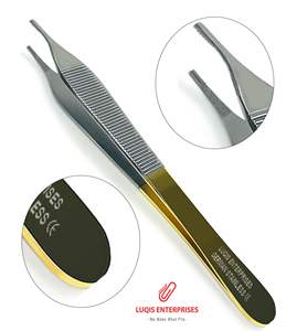 Pinces chirurgicales Adson PAR à pointe fine en carbure de tungstène, en acier inoxydable, instrument médical - Product Image 1