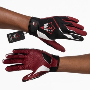 Elite Receiver Football <b>Gloves</b> with One-Hand Catch Grip Technology, Flexible Fit, and Lasting Durability - Product Image 4