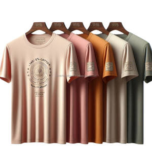 100% coton basique uni couleurs unies hommes T-shirts à manches courtes raccords personnalisés tailles garnitures imprime Logo produits du Bangladesh - Product Image 5