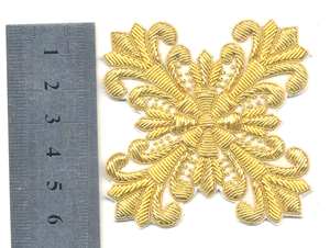 Insignias Bordadas a Mano Personalizadas, Ecológicas, Libres de Níquel, Lavables, con Hilo de Bullion, Logotipo Personalizado - Product Image 6