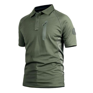 Camisas Formales de Alto Rendimiento que Absorben la Humedad, de Secado Rápido, con Bolsillo con Cremallera, para Entrenamiento, Uso General, Venta al Por Mayor - Product Image 6