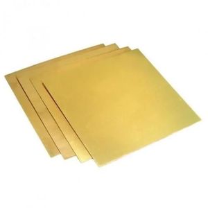 Premium <b>Brass</b> <b>Sheets</b> Flat Polished Industrial Metal Plates Rectangular Square Durable Fabrication Hardware Standard Size - Product Image 2