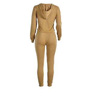 <b>Gym</b> Wear Fitness Training Wear Quick Dry Two Piece <b>Set</b> <b>Cheap</b> Price Custom color breathable Tracksuit - Product Image 3