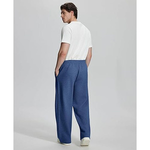 Men Regular Straight Fit Summer Vintage Casual Jogger Sweatpants Adjustable Waist 100% Cotton Eco-Friendly Anti-Wrinkle Quick - Product Image 3