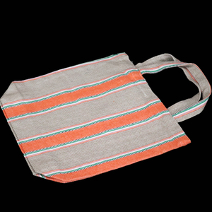 ขายตรงจากโรงงาน กระเป๋าช้อปปิ้งสายสะพายไหล่ลายทางย้อมเส้นด้าย ดีไซน์ใหม่สุดฮิต สีสันตามสั่ง ผ้าฝ้าย 100% ราคาถูก - Product Image 6