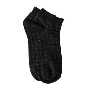 Novelty Black Polka Dot Crew <b>Socks</b> Pair <b>Mens</b> Funky Patterned <b>Dress</b> Hosiery Retro Streetwear Business Formal Wear - Product Image 1