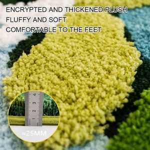 Tappeti 3D Colorati a Cartoni Animati per Camera da Letto, Super Morbidi e Antiscivolo, con Bellissimi Fiori, Adorabili per Camere dei Bambini - Product Image 2