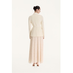 Women High Fashion Coat Women CAMILLE <b>TIE</b>-WAIST <b>WOOL</b> COAT High-end Tailoring Cashmere Luxurious Short Length Long Coat For Women - Product Image 3